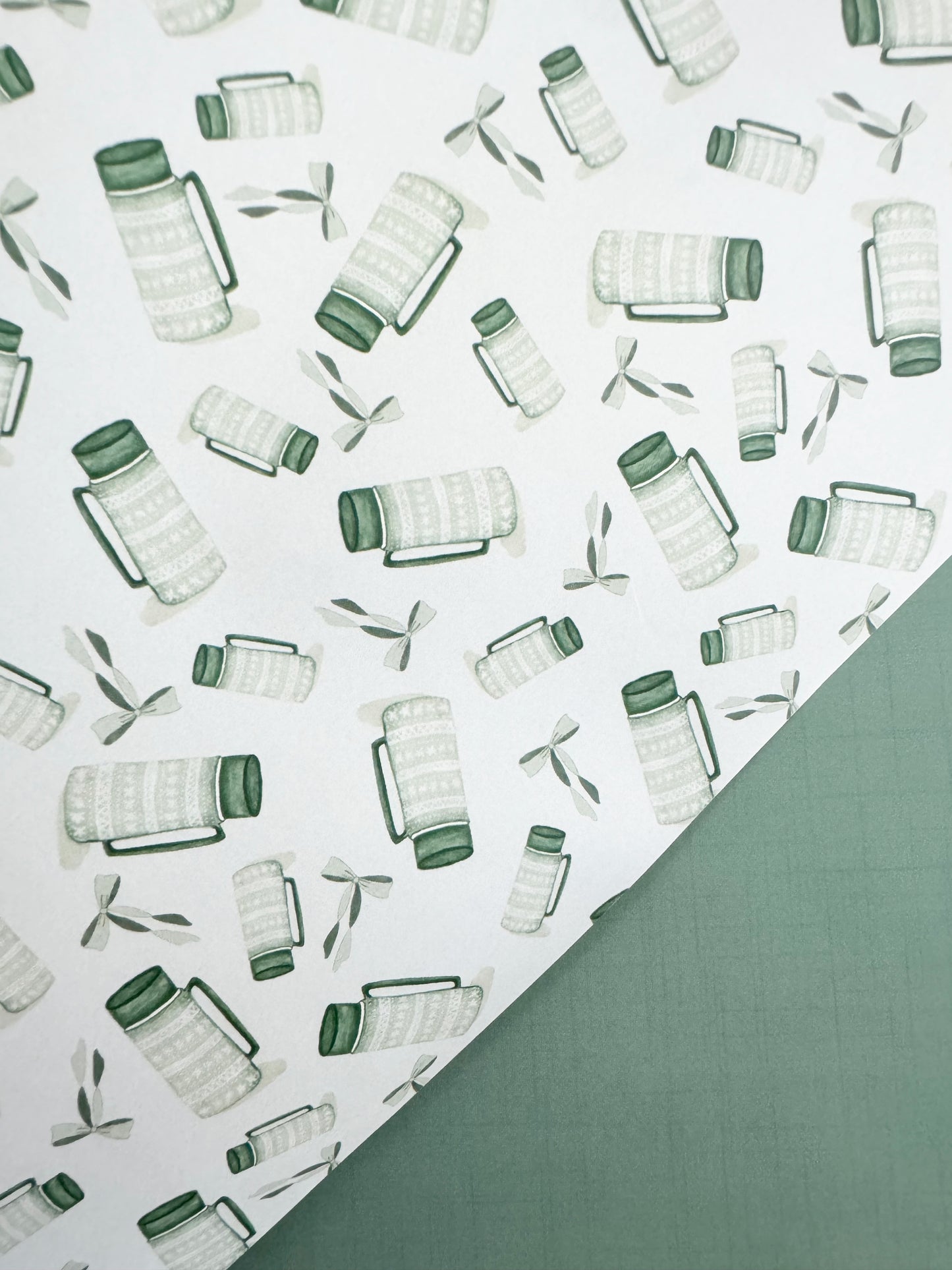 Wrapping Sheet - Winter Thermos