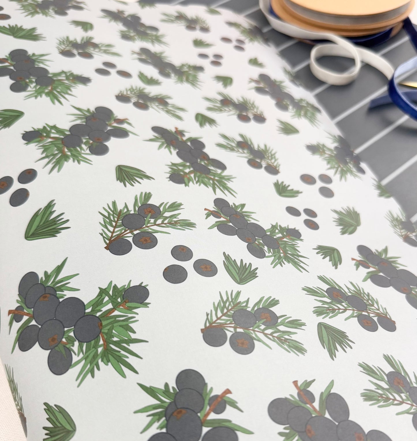 Wrapping Sheet - Juniper Berries
