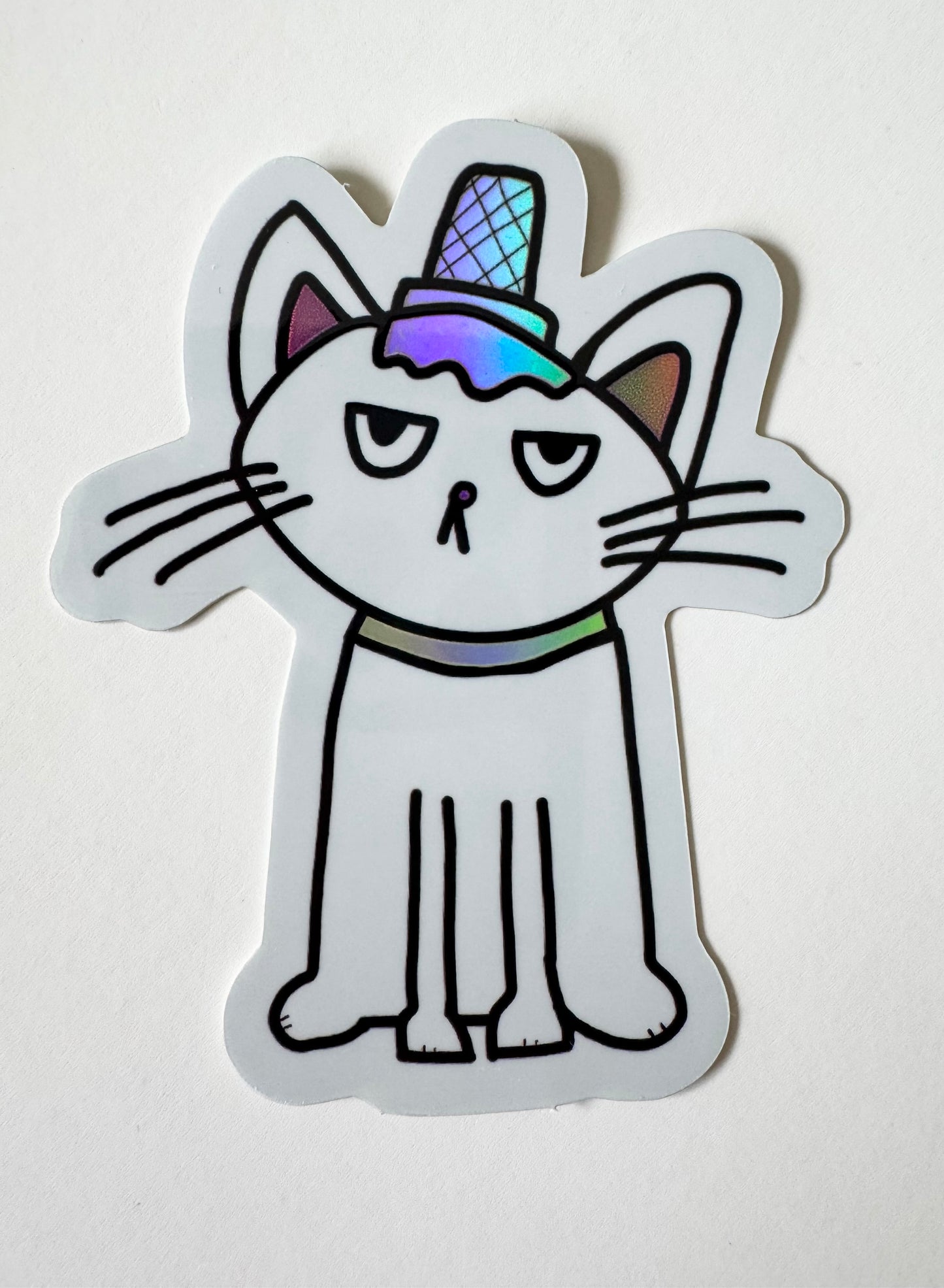 Art Sticker - Queen Lemon Ice Cream Cone