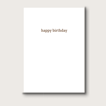 Banana Bread Birthday Greeting Card