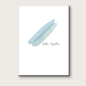 Card with blue watercolor designs and 'better together' text on a white cover.
