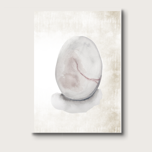 Marble-like stone with beautiful red crack on a textured  background