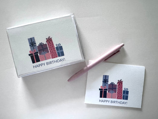 Boxed Greeting Cards: Neutral Happy Birthday Presents