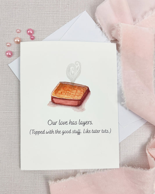 Hot Dish Greeting Card