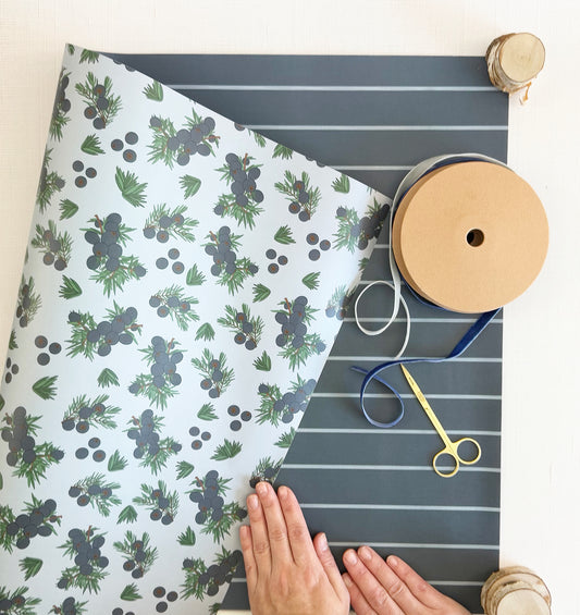 Wrapping Sheet - Juniper Berries