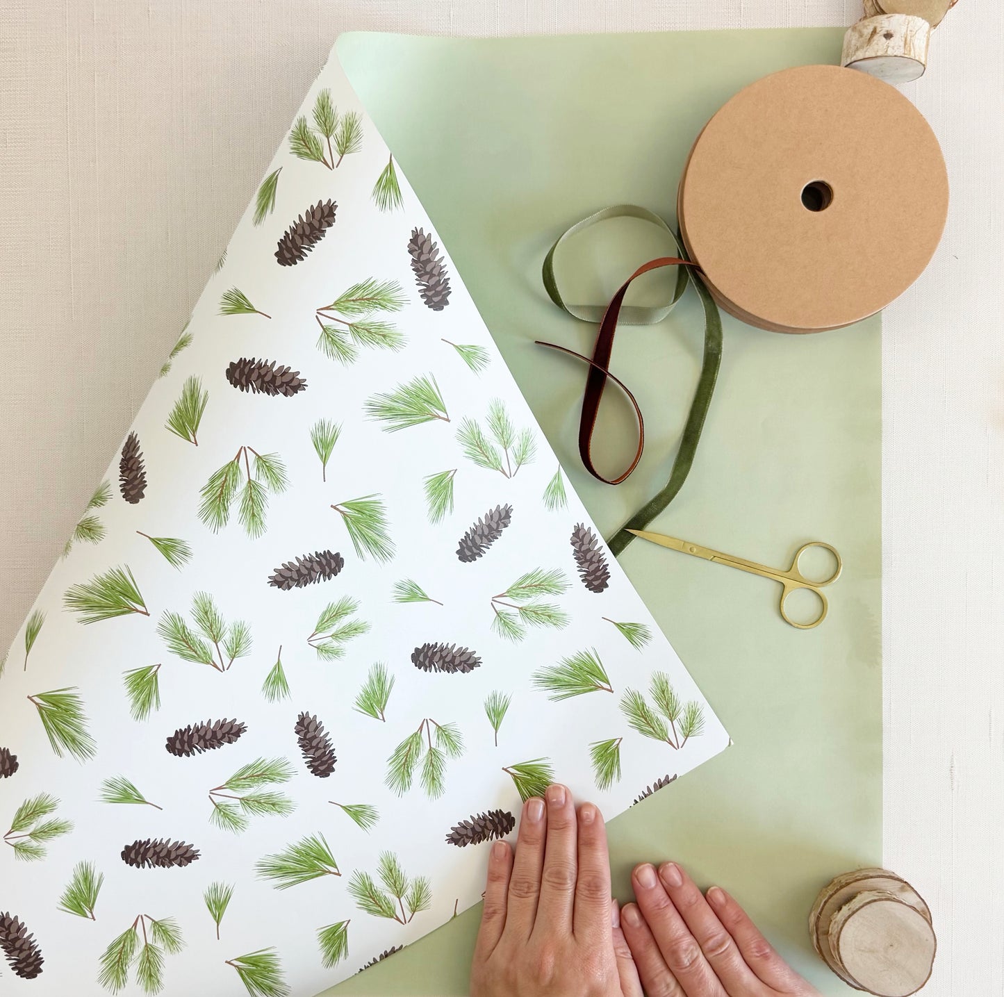 Wrapping Sheet - Pine