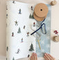 Wrapping Sheet - Skiers