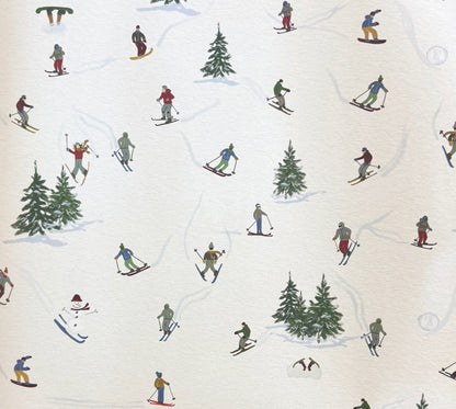 Wrapping Sheet - Skiers