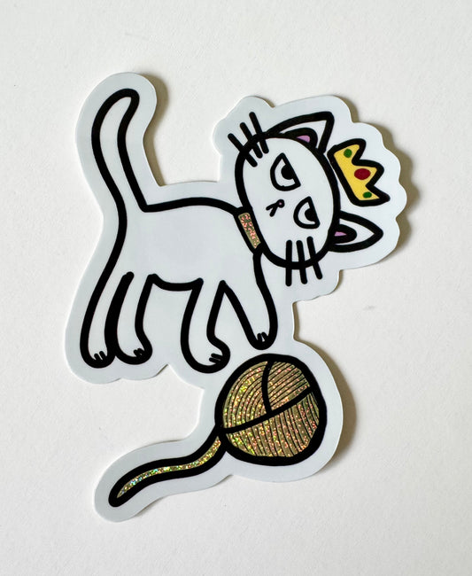 Art Sticker - Queen Lemon Yarn