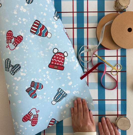 Wrapping: Hats & Mittens - Double Sided