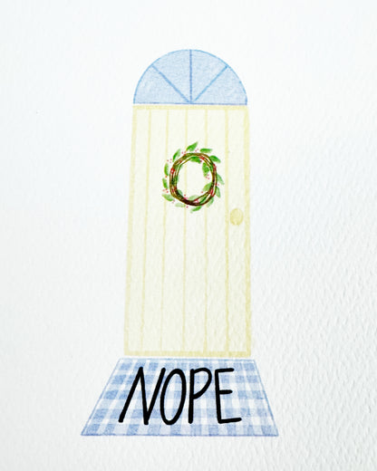 Nope Doormat