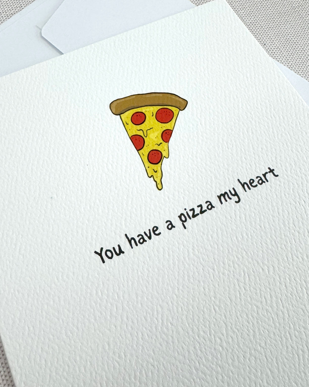 Pizza My Heart Greeting Card