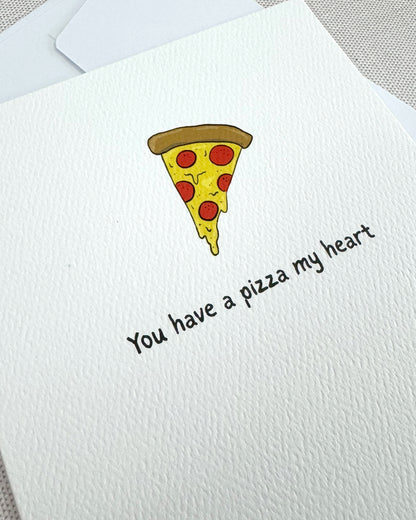 Pizza My Heart Greeting Card