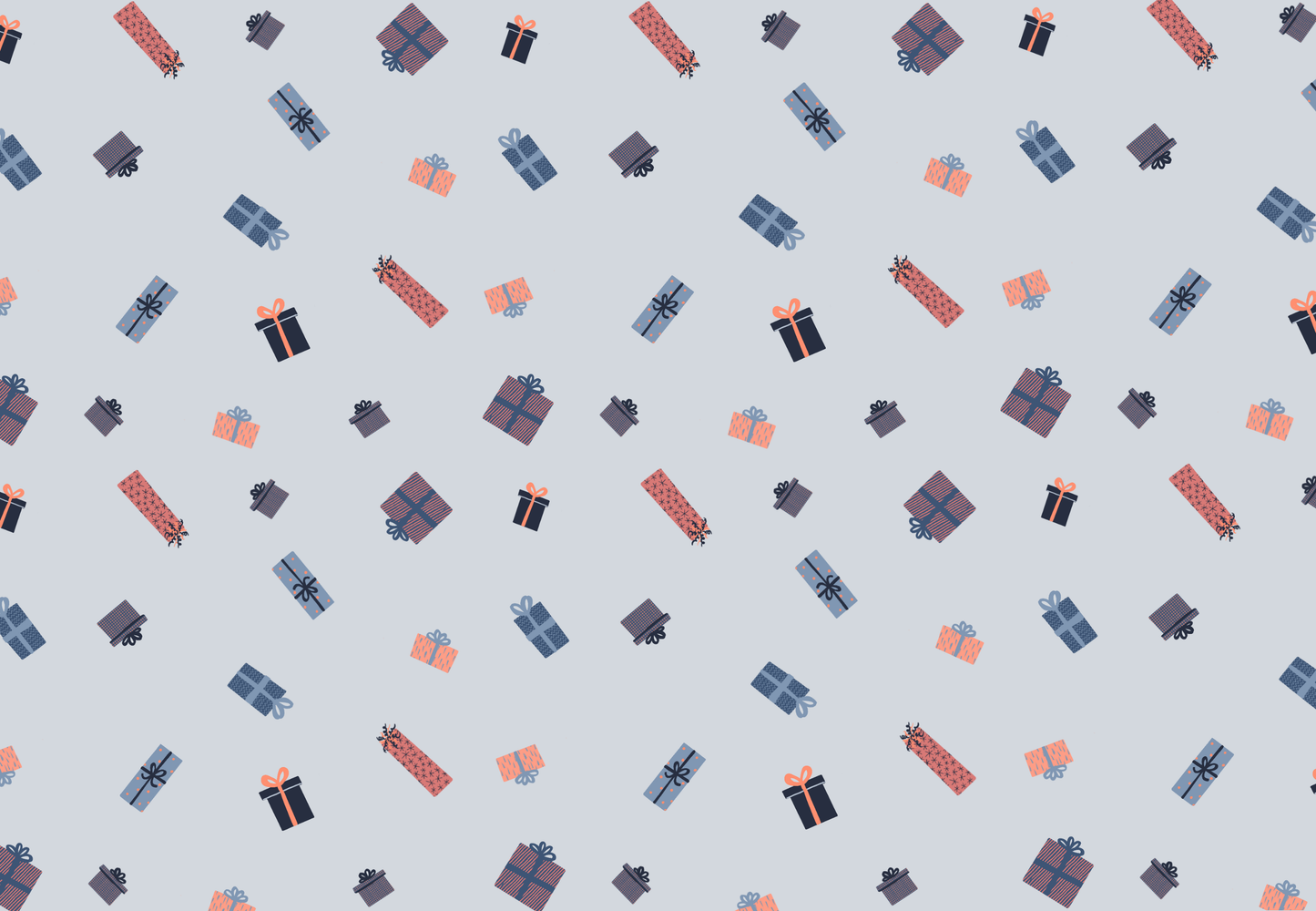 Presents & Plaid Wrapping Paper Sheets