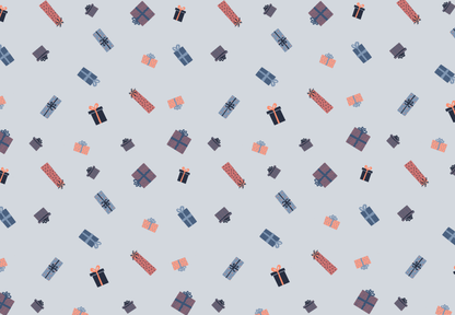 Presents & Plaid Wrapping Paper Sheets