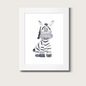 Art Print - Zebra